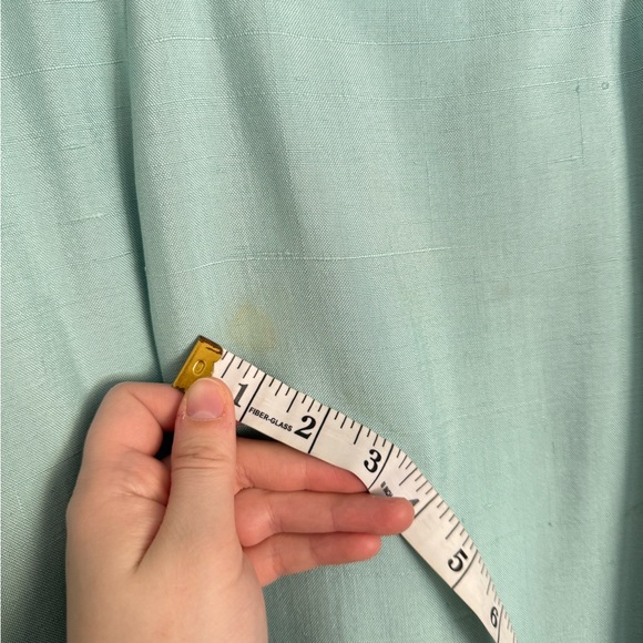 Vintage 50s 60s Baby Blue Hand Beaded Sheath Dress Lace Rhinestone Cocktail M/L - Picture 16 of 16